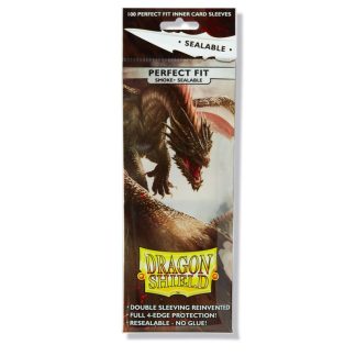 DS - Standard Perfect Fit Sleeves: Smoke [Seable] (100 Sleeves)