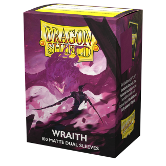 DS - Standard Dual Sleeves: Wraith [Matte] (100 Sleeves)